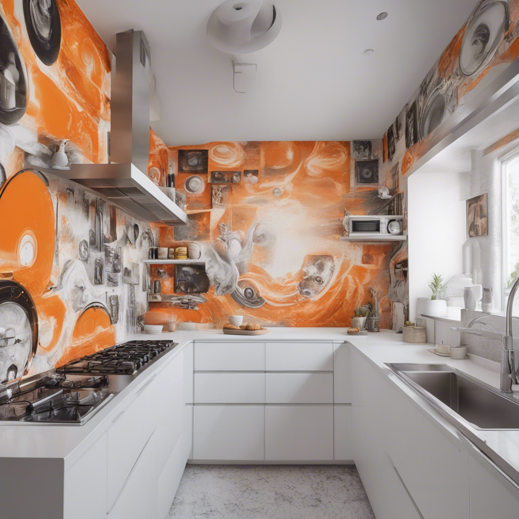 Murales para Cocinas y Comedores: Si eres propietario, añade un toque de elegancia y sofisticación a tu cocina o comedor con murales de frutas, flores o motivos culinarios. Estos diseños no solo embellecen el espacio, sino que también pueden estimular el apetito y mejorar la experiencia gastronómica.