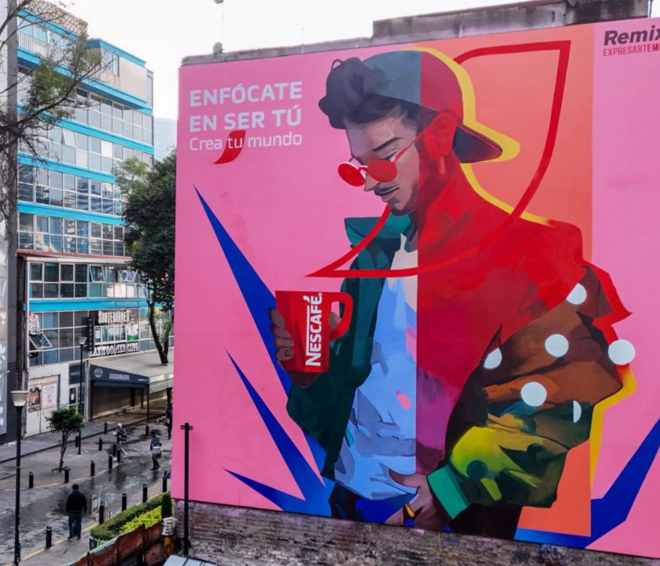 Muro Cuadrado Peatonal Génova